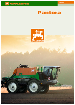 Önjáró  szántóföldi permetezők Amazone Pantera 4001 (33)