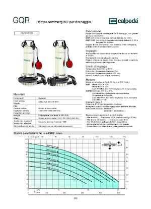 Szannyiszap szivattyúk Calpeda GQR 10-16