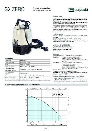 Szannyiszap szivattyúk Calpeda GQS 40-9