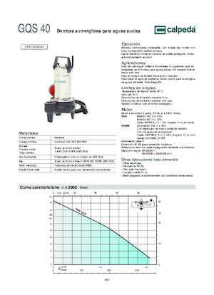Szannyiszap szivattyúk Calpeda GQV 50-8