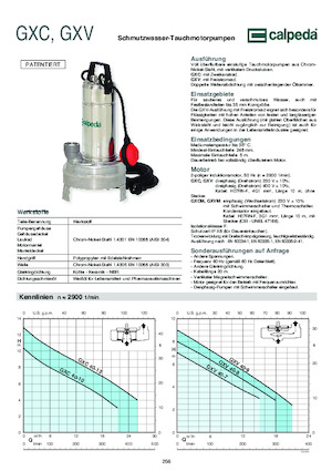 Szannyiszap szivattyúk Calpeda GXC 40-13