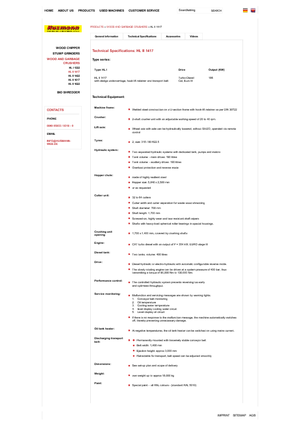 Aprtógépek Husmann HL II 1417 HL