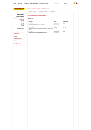 Aprtógépek Husmann HL II 1617 HL