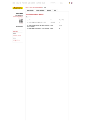 Aprtógépek Husmann HL II 1622 E/S