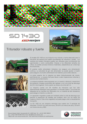 Aprtógépek Neuson-Ecotec SD 1430