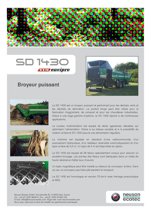 Aprtógépek Neuson-Ecotec SD 1430