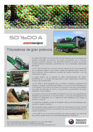 Aprtógépek Neuson-Ecotec SD 1600 A