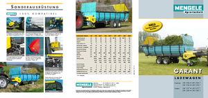 Hígtrágyás pótkocsik Mengele LW 534