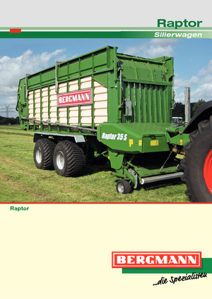 Hígtrágyás pótkocsik L. Bergmann Raptor 35 S