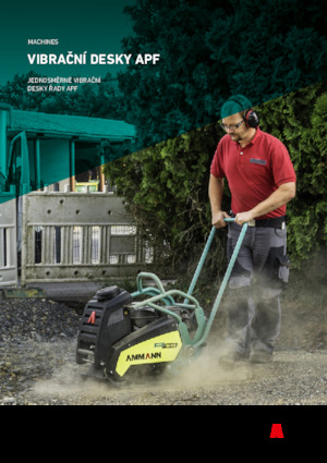 Egyirányú vibrolapok Ammann APF 2050