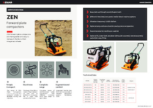 Egyirányú vibrolapok Enar ZEN20 CDHV
