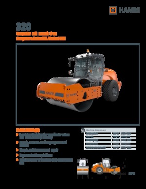 Egyhengeres hengerek Hamm 320