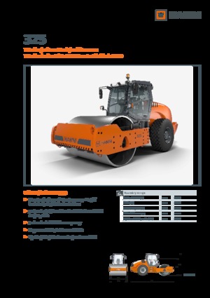 Egyhengeres hengerek Hamm 325