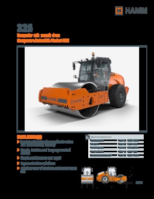 Egyhengeres hengerek Hamm 325