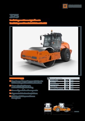 Egyhengeres hengerek Hamm 325