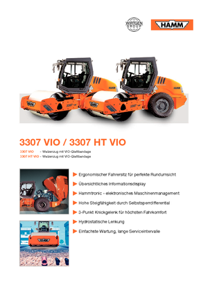 Egyhengeres hengerek Hamm 3307 HT-VIO