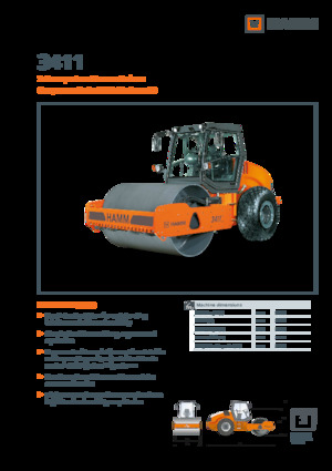 Egyhengeres hengerek Hamm 3411