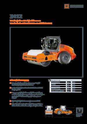 Egyhengeres hengerek Hamm 3412