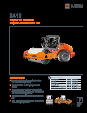 Egyhengeres hengerek Hamm 3412