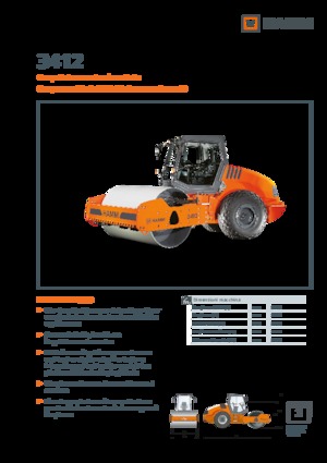 Egyhengeres hengerek Hamm 3412