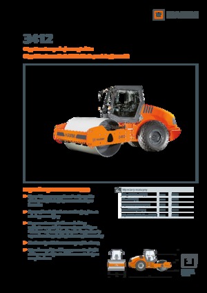 Egyhengeres hengerek Hamm 3412