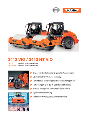 Egyhengeres hengerek Hamm 3412 HT-VIO