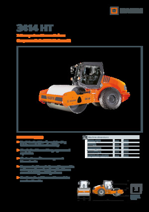 Egyhengeres hengerek Hamm 3414 HT