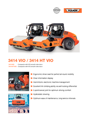 Egyhengeres hengerek Hamm 3414 HT-VIO