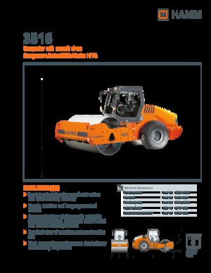 Egyhengeres hengerek Hamm 3516