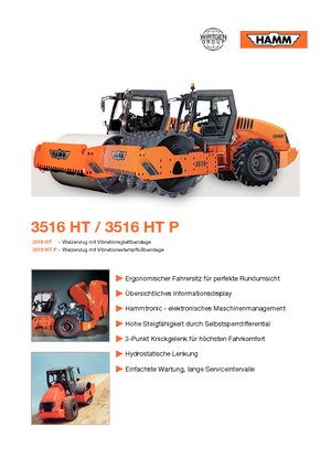 Egyhengeres hengerek Hamm 3516 HT-P