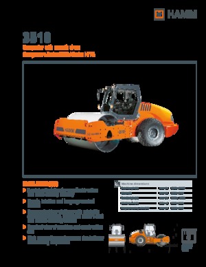Egyhengeres hengerek Hamm 3518