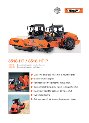 Egyhengeres hengerek Hamm 3518 HT-V
