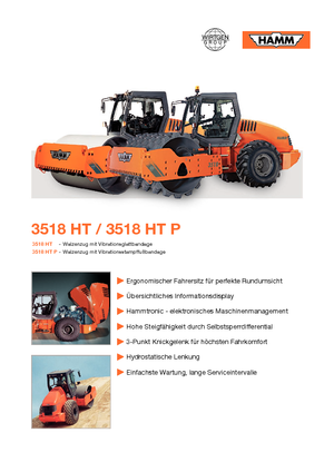 Egyhengeres hengerek Hamm 3518 HT-P