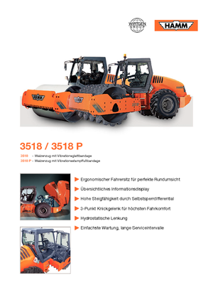 Egyhengeres hengerek Hamm 3518 P