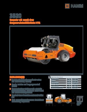 Egyhengeres hengerek Hamm 3520