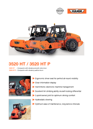 Egyhengeres hengerek Hamm 3520 HT-P