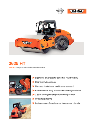 Egyhengeres hengerek Hamm 3625 HT