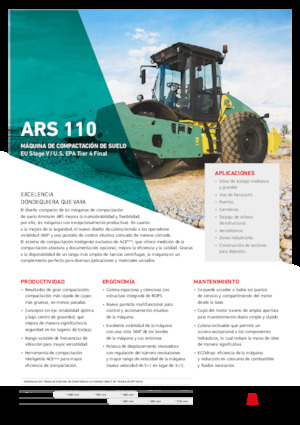 Egyhengeres hengerek Ammann ARS 110 PD