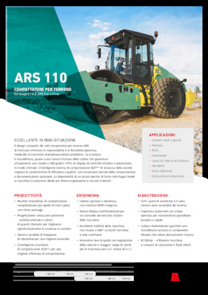Egyhengeres hengerek Ammann ARS 110 PD