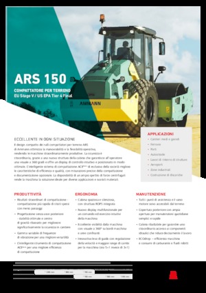 Egyhengeres hengerek Ammann ARS 150
