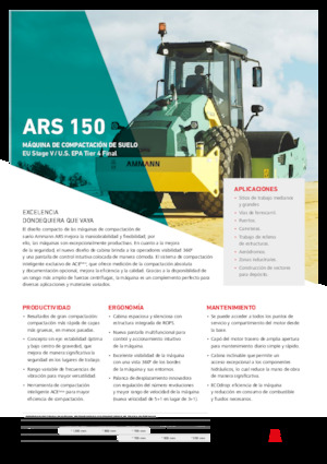 Egyhengeres hengerek Ammann ARS 150 PD