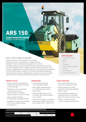 Egyhengeres hengerek Ammann ARS 150 PD