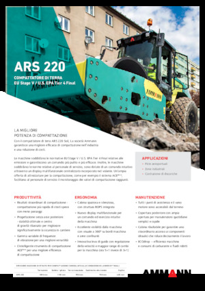 Egyhengeres hengerek Ammann ARS 220 PD