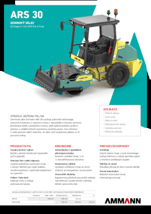 Egyhengeres hengerek Ammann ARS 30
