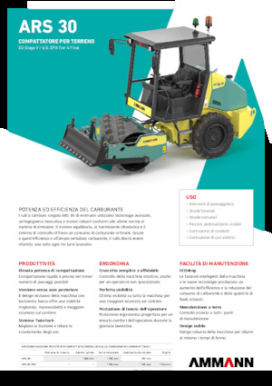 Egyhengeres hengerek Ammann ARS 30