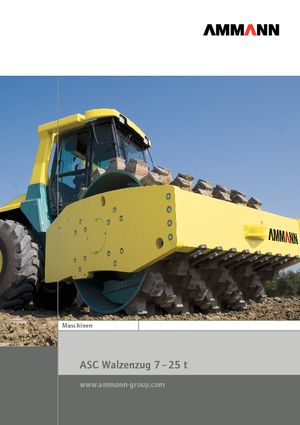 Egyhengeres hengerek Ammann ASC 150 D