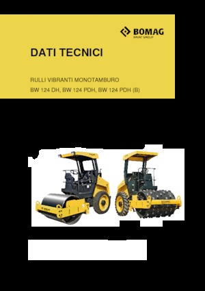 Egyhengeres hengerek Bomag BW 124 DH