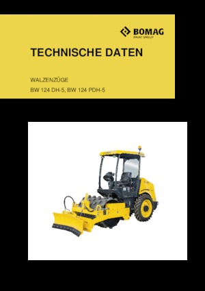 Egyhengeres hengerek Bomag BW 124 PDH-5