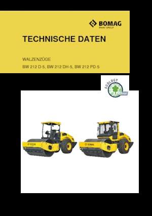 Egyhengeres hengerek Bomag BW 212 DH-5