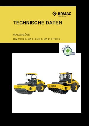 Egyhengeres hengerek Bomag BW 213 DH-5